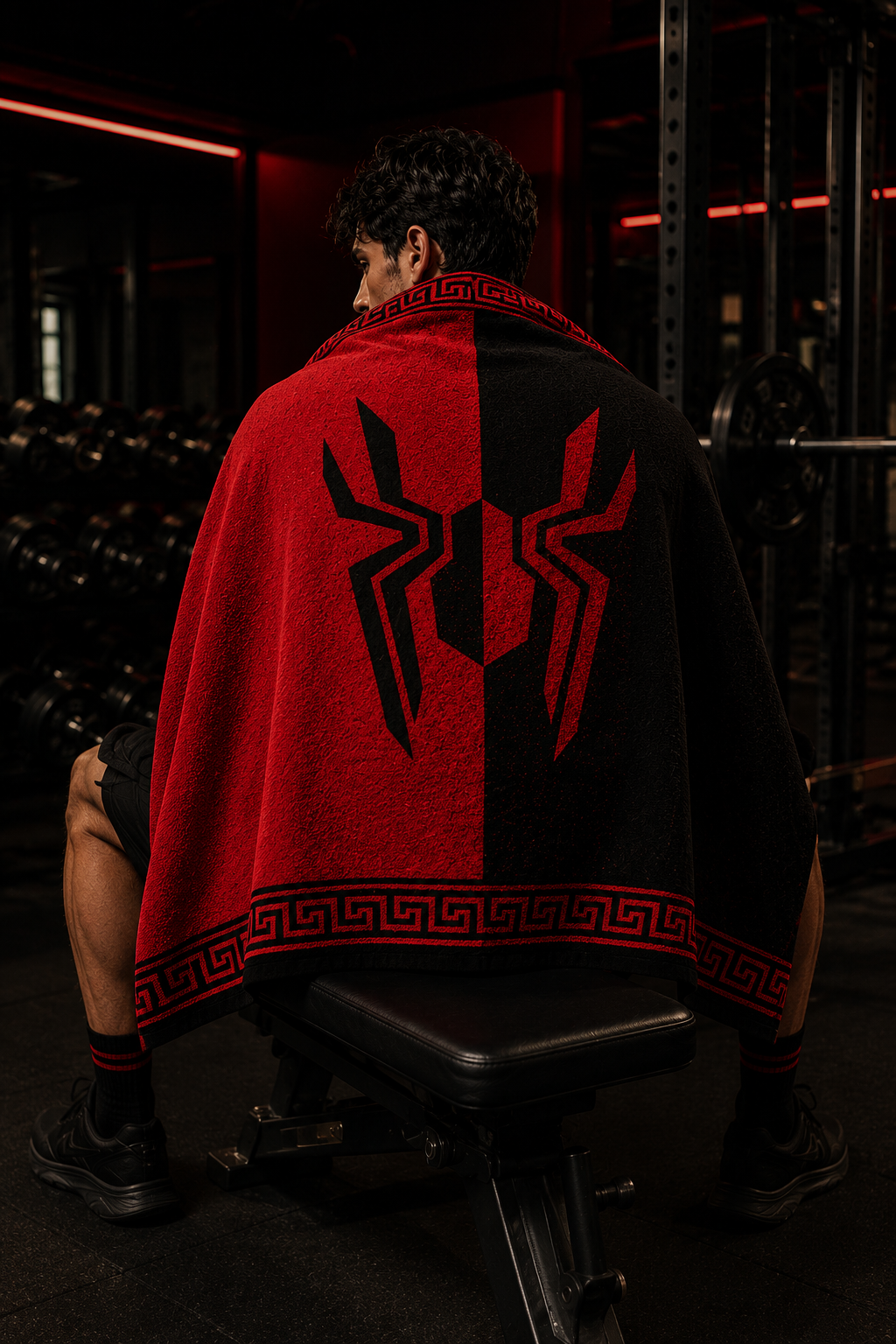 Spiderman Inspired Premium Woven Bath Towel | 100% Cotton Bath Towel